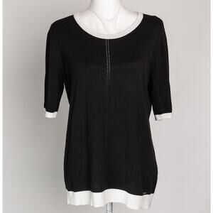 Calvin Klein Black White Top